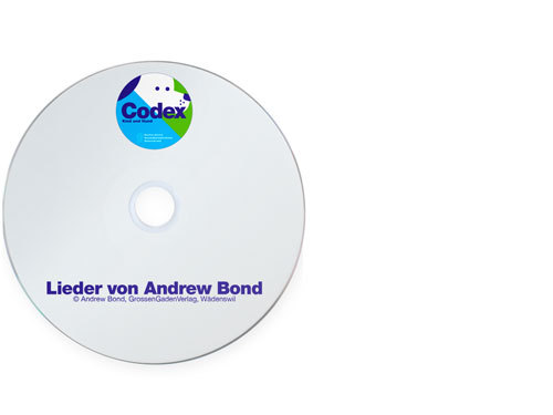 CD mit «Codex»-Lied von Andrew Bond